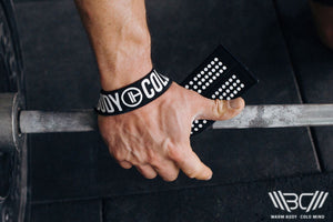 Olympic Lifting Straps (Closed Loop) on the Hand