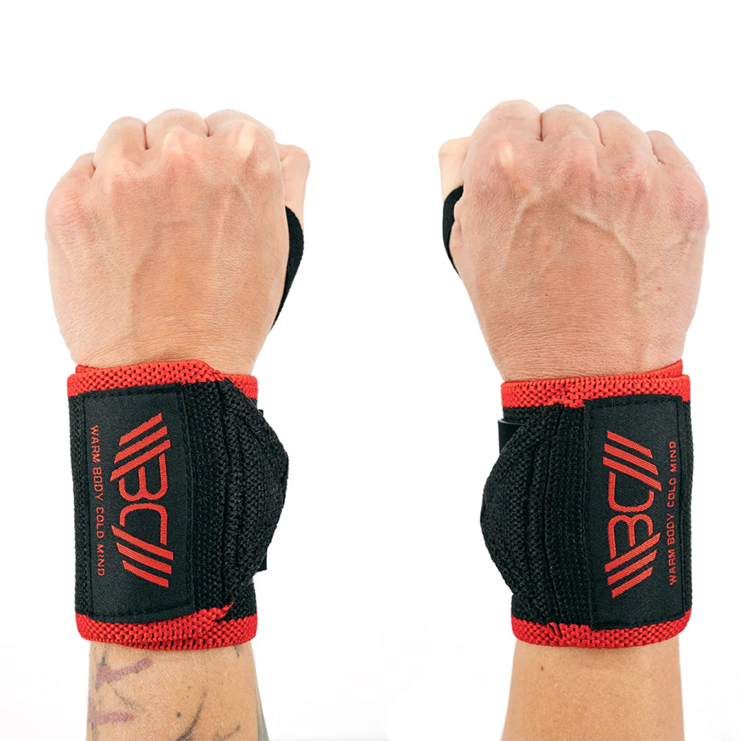 Elastic Velcro Wrist Wraps - Warm Body Cold Mind