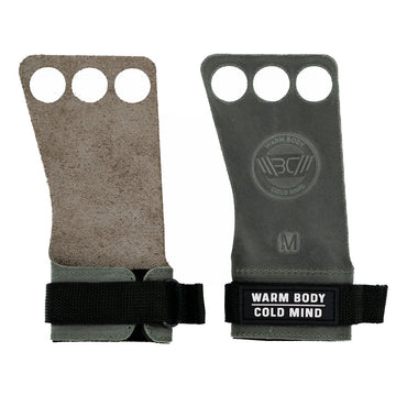 Leather Hand Grips PRO Gray