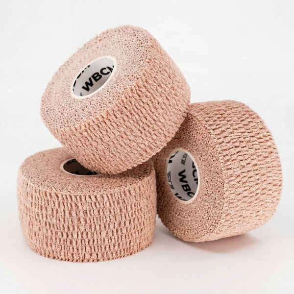 Beige 1,5" Narrow Weightlifting thumb Tape - Warm Body Cold Mind