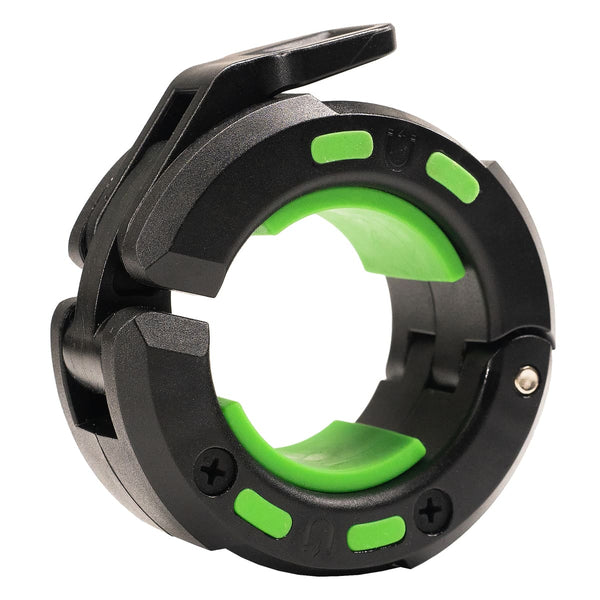 Black Magnetic Barbell Collars/Barbell Clips with magnet - Warm Body Cold Mind