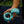 Blue Magnetic Barbell Collars/Barbell Clips with magnet in hand - Warm Body Cold Mind