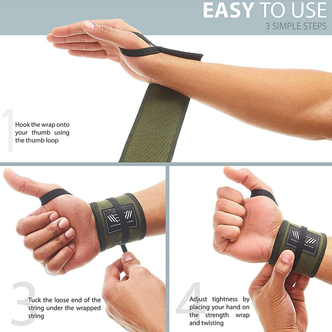 Bracelet for triple wrapping around wrist, black-white string, hook