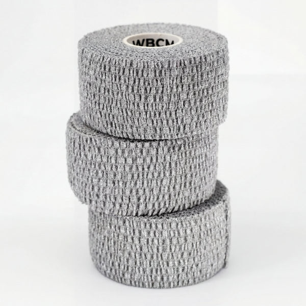 Grey 1,5" Narrow Weightlifting thumb Tape - Warm Body Cold Mind