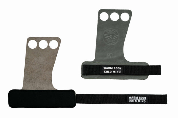 Leather Hand Grips PRO Gray
