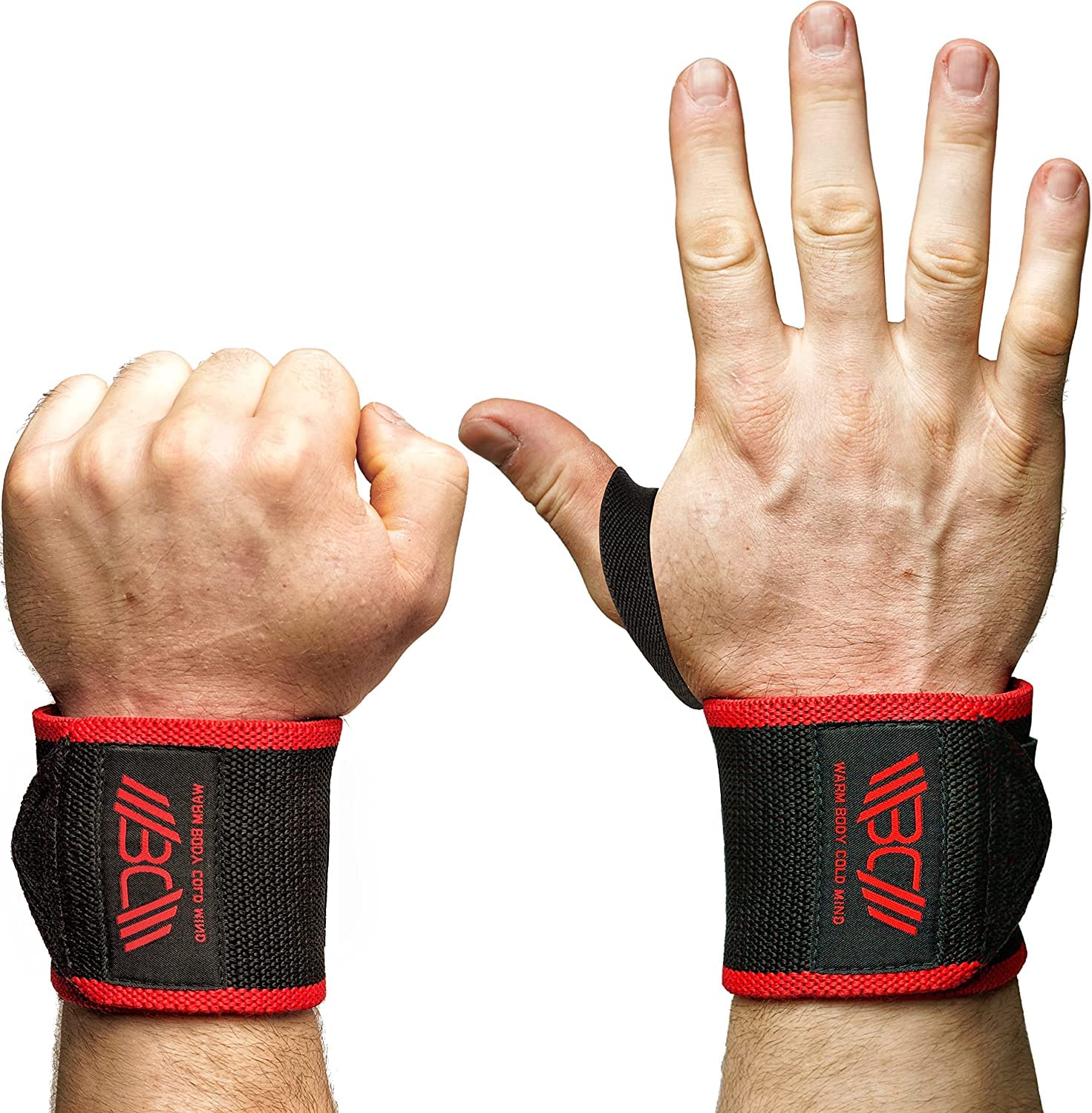 Fashion (Black-1Pair)1Pair Weight Lifting Straps With Wrist