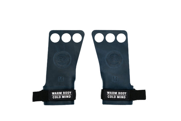 Leather Hand Grips PRO Navy