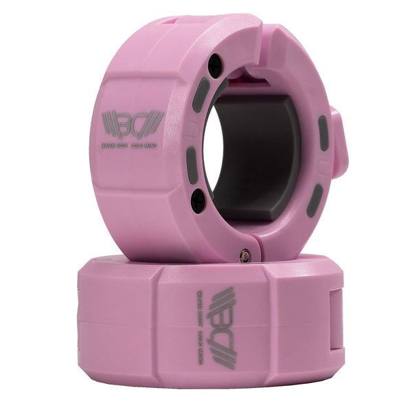 Pink Magnetic Barbell Collars/Barbell Clips with magnet - Warm Body Cold Mind