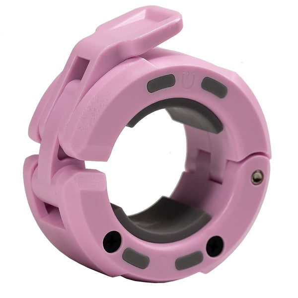 Pink Magnetic Barbell Collars/Barbell Clips with magnet - Warm Body Cold Mind