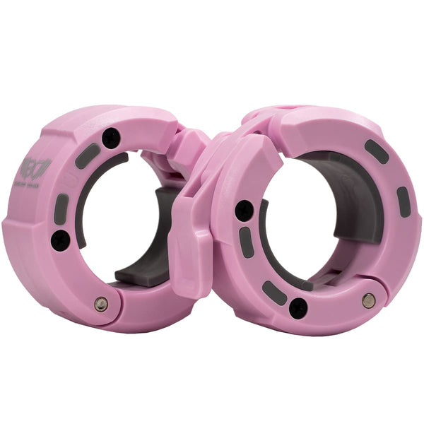 Pink Magnetic Barbell Collars/Barbell Clips with magnet - Warm Body Cold Mind