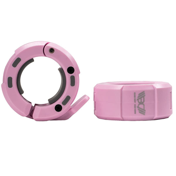 Pink Magnetic Barbell Collars/Barbell Clips with magnet - Warm Body Cold Mind