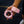 Pink Magnetic Barbell Collars/Barbell Clips with magnet in hand - Warm Body Cold Mind