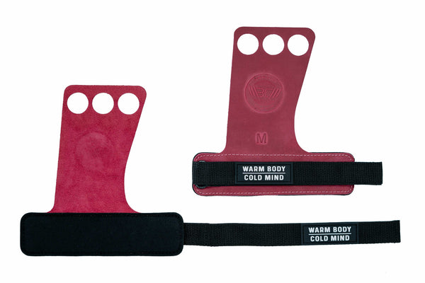 Leather Hand Grips PRO Pink