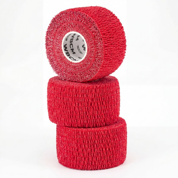 Red 1,5" Narrow Weightlifting thumb Tape - Warm Body Cold Mind