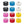 1,5″ Color Mix (Black, Blue, White, Pink, Red, Yellow) Narrow Weightlifting thumb Tapes no print (12 Rolls) - Warm Body Cold Mind