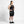 Person wearing a WOMEN'S WEIGHTLIFTING COMPRESSION SINGLET S-4 on a white background  - Warm Body Cold Mind
