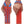 Weight Lifting Wrist Straps V1 Red/Blue