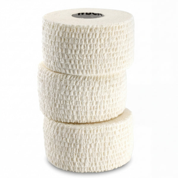 White 1,5" Narrow Weightlifting thumb Tape - Warm Body Cold Mind