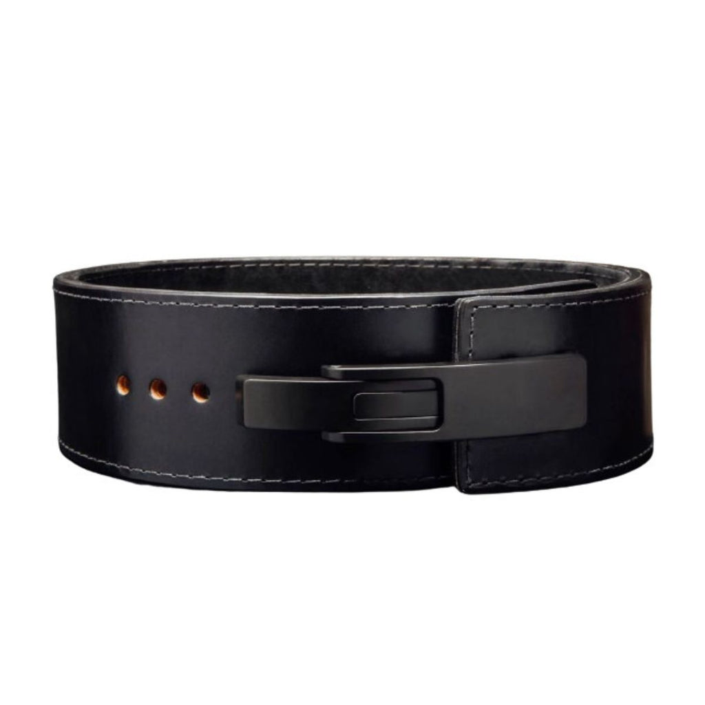 ROGUE Black Leather 13mm Lever Belt