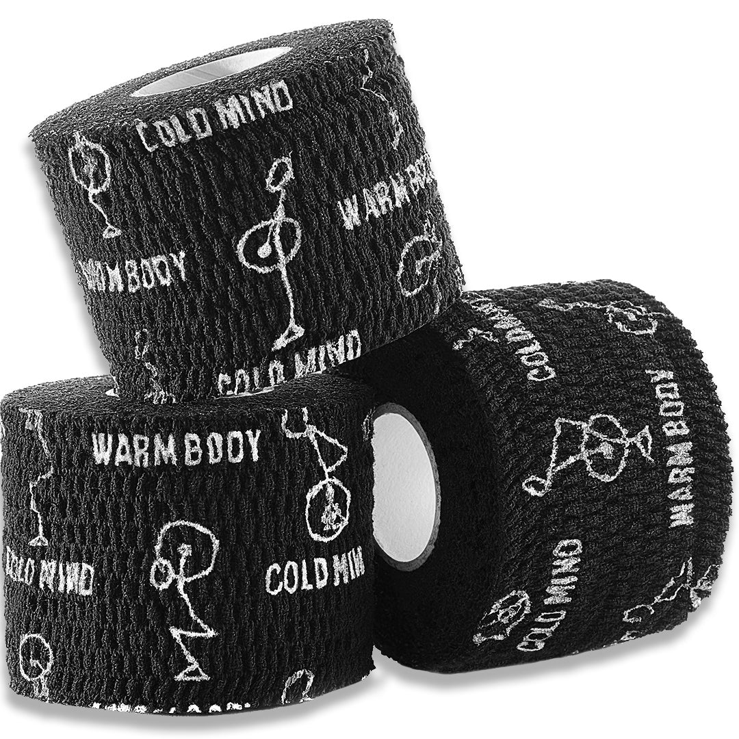 WARM BODY COLD MIND WARM BODY cOLD MIND 2 Premium Lifting Thumb Tape for  Weightlifting, Powerlifting & Strength Deadlift Training, for crossfit, Hoo
