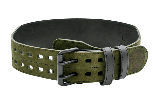 Leather Weightlifting Belt Green (Limited Edition)