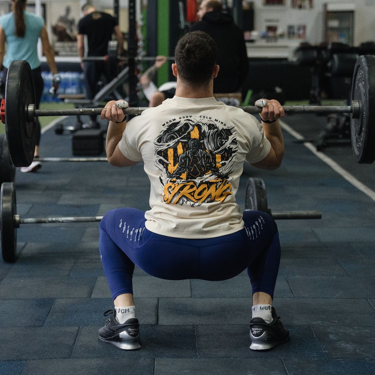 Stronger Every Day Men's T-Shirt – Half It Gym Training & Bodybuilding Tee (100% Cotton, Regular Fit)