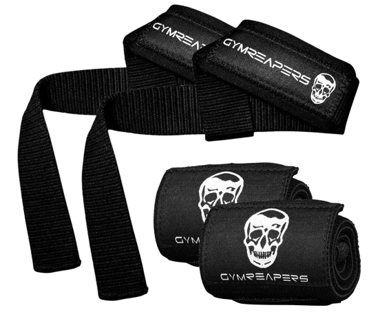 GYMREAPERS Straps and Wraps Bundle