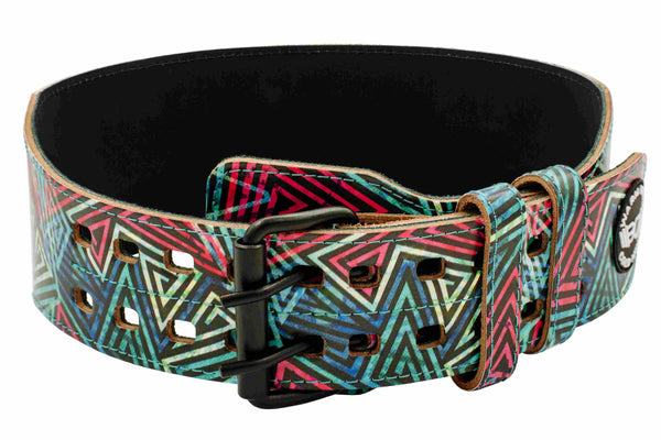 Leather Weightlifting Belt Color Triangle